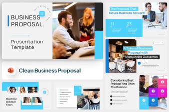 Clean Business Proposal PowerPoint Template